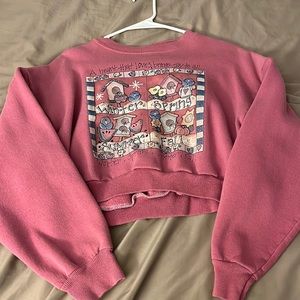 Cropped vintage sweater